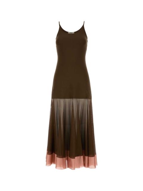 FENDI Fendi Women Chocolate Viscose Blend Dress