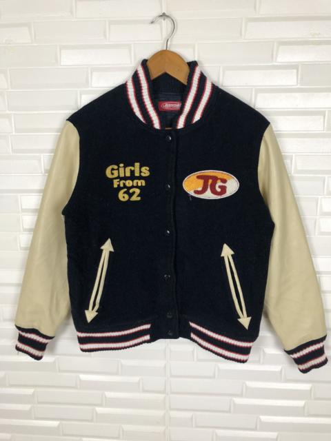 Other Designers Vintage - GIRL FROM62 JESSIE JEANS VARSITY JACKET
