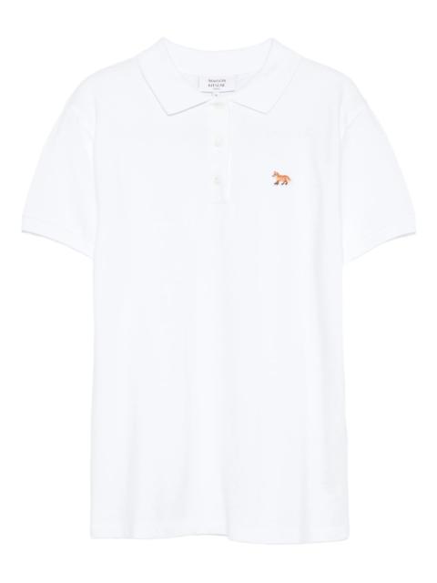 Maison Kitsuné Maison Kitsuné Fox-embroidered Polo Shirt