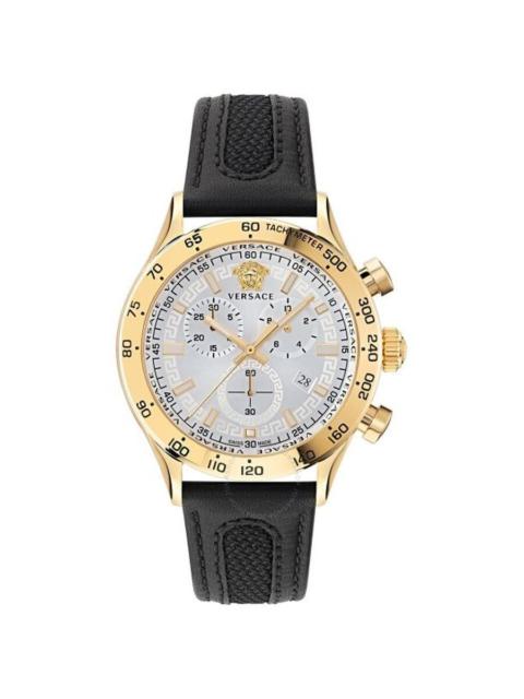 VERSACE Versace Hellenyium Chronograph Quartz Silver Dial Men's Watch VE2U00222