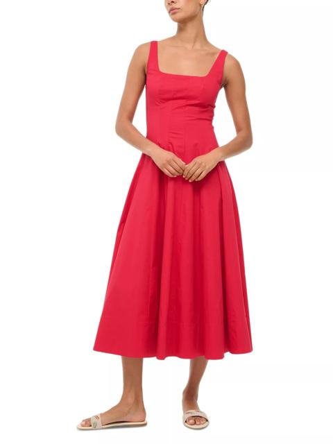 STAUD Wells Poplin Dress