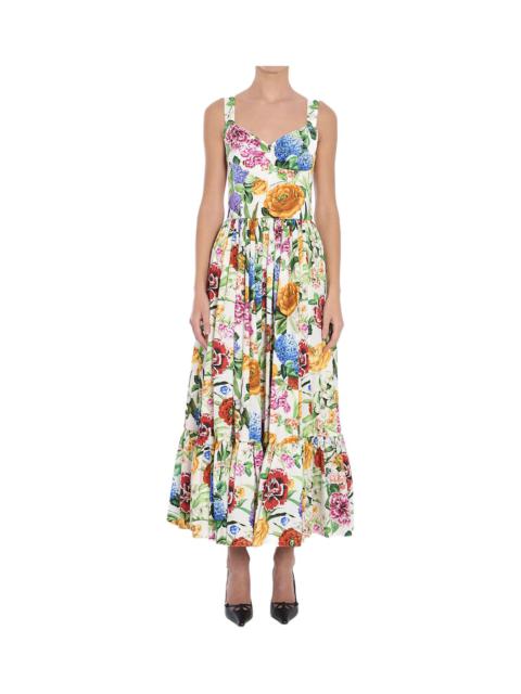 Dolce & Gabbana Floral Midi Dress