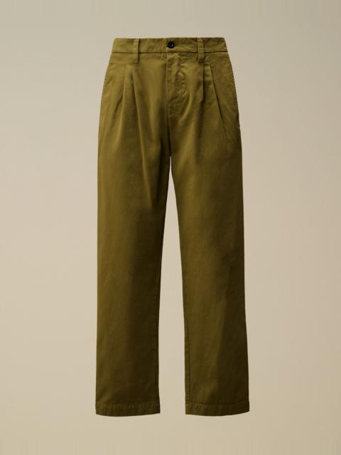 C.P. Company Cotton Gabardine Loose Chino Pants
