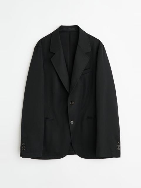 Our Legacy Unconstructed Ceremony Blazer Coarse Black Gabardine