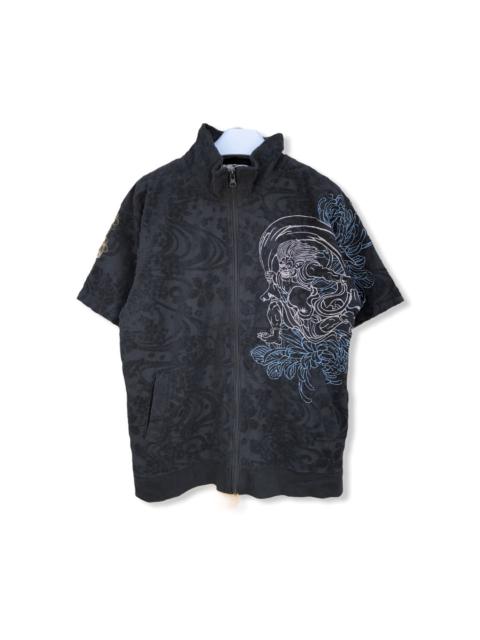 Other Designers Japanese Brand - Japanese Brand Karakuri Tamashi Embroidery Monster Short Jac