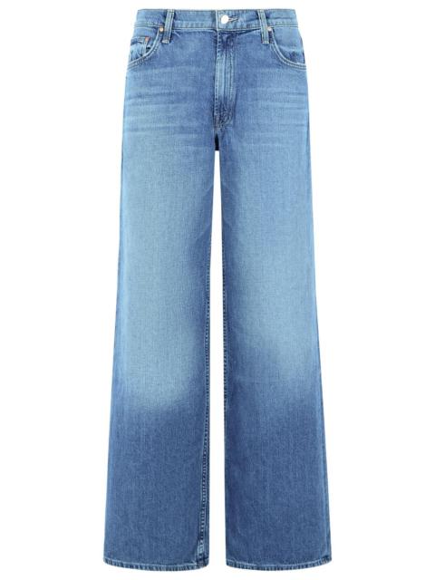 MOTHER Mother 'THE Rerun' Blue Cotton Blend Jeans