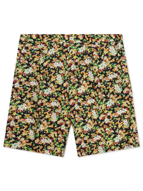 Marni MARNI FLOWER SHORTS - BLACK FLORAL SHORTS