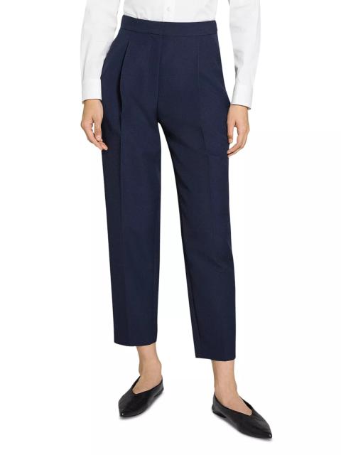 Wool Blend Cropped Pants