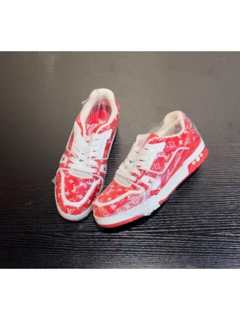 Louis Vuitton Louis Vuitton (LV) New Flocked All-Logo Casual Shoes