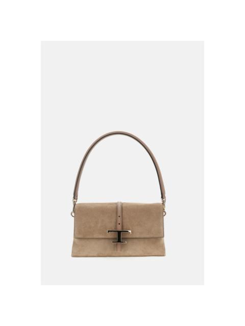 Tod's Tod'S T Timeless Suede Flap Bag