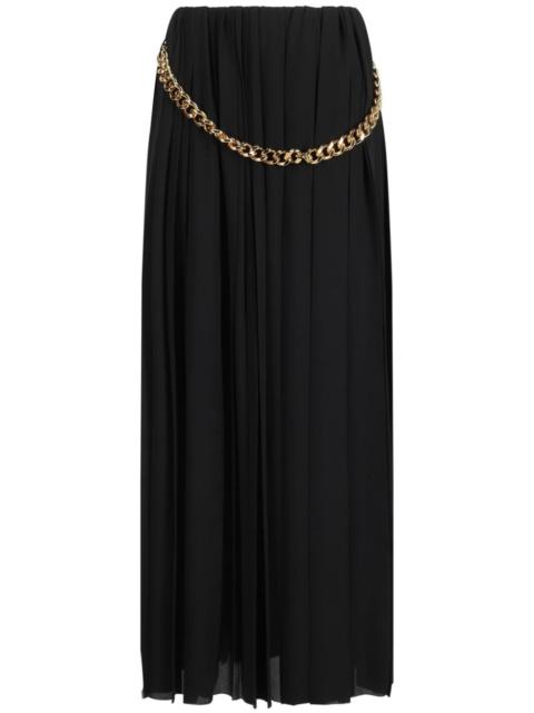 BALENCIAGA Balenciaga Women Chain Embellished Pleated Skirt