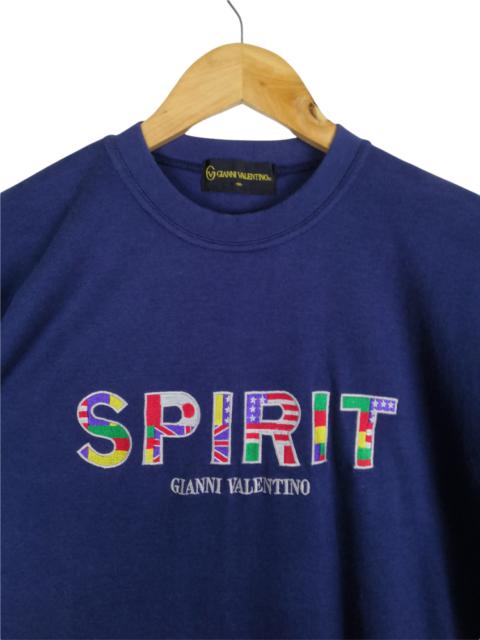 Other Designers Vintage - Vintage Gianni Valentino T-Shirt Embroidery Multicolour
