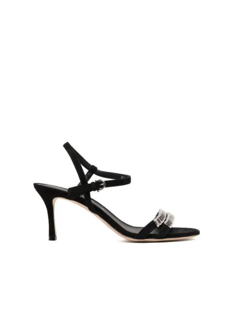 FERRAGAMO Ferragamo 70Mm Crystal-Embellished Sandals