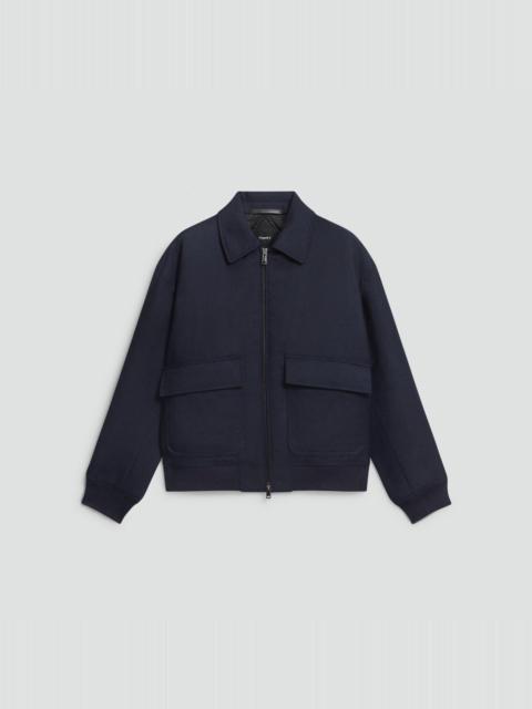 Theory Modern Aviator Jacket in Dapper Wool