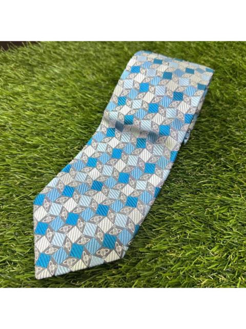 Vivienne Westwood Vivienne Westwood Silk Tie Blue Geometric Orb Italy