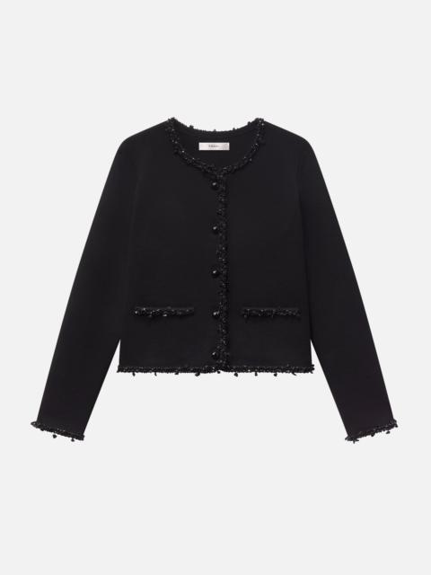 FRAME The Beaded Trim Jacket