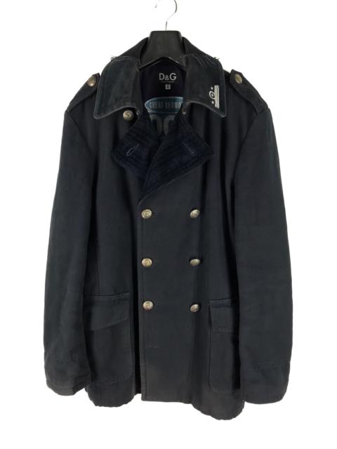 Dolce & Gabbana DOLCE&GABBANA HOLOGRAM HEAVY LONG COAT JACKET