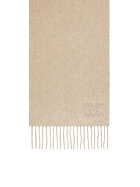 Max Mara Max Mara Women Cashmere Stole With Monogram Embroidery