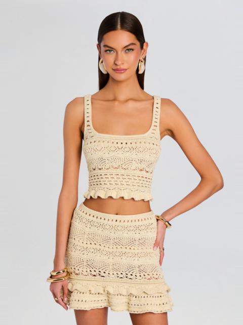RETROFÊTE DAMIRA CROCHET TOP