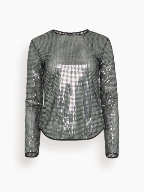 Isabel Marant Hilda Top in Gunmetal
