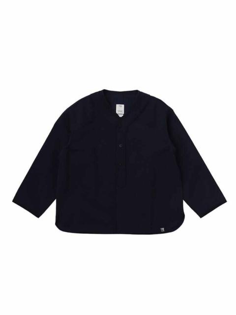 visvim DUGOUT SHIRT L/S (W/L PIQUE) NAVY