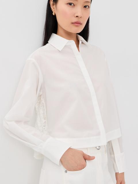 SIMKHAI Kacey Lace Button Down