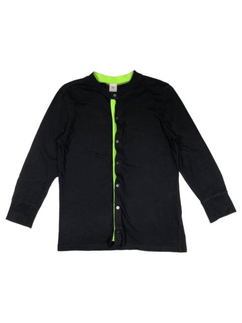 ISSEY MIYAKE Vintage I.S. Sunao Kuwahara Neon Single Stitch Cardigan