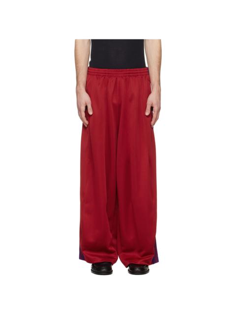 NEEDLES Red H.D. Track Pants