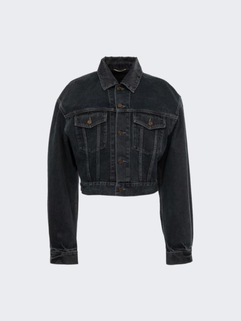 SAINT LAURENT 80's Denim Jacket Dark Blue