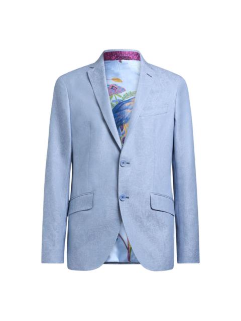 Etro jacquard cotton blazer