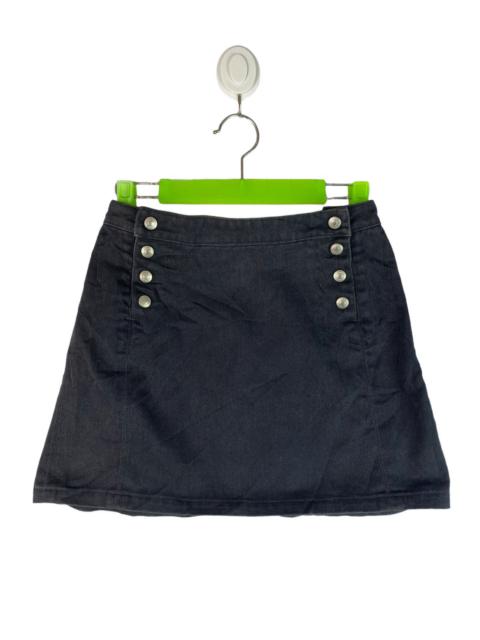 Other Designers Vintage - 90s HYSTERIC GLAMOUR button mini skirt