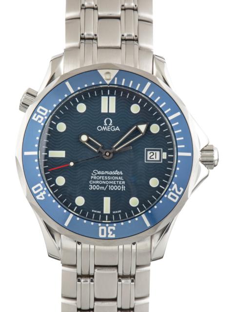 OMEGA Used Omega Seamaster Ref 2531.80.00 James Bond Blue Wave Dial