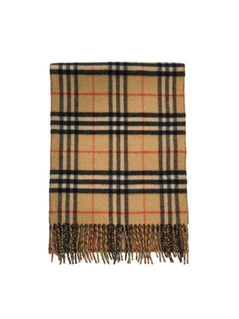 Burberry Reversible Cashmere Check Scarf Women