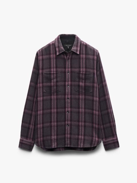 rag & bone Plaid Twill CPO Overshirt