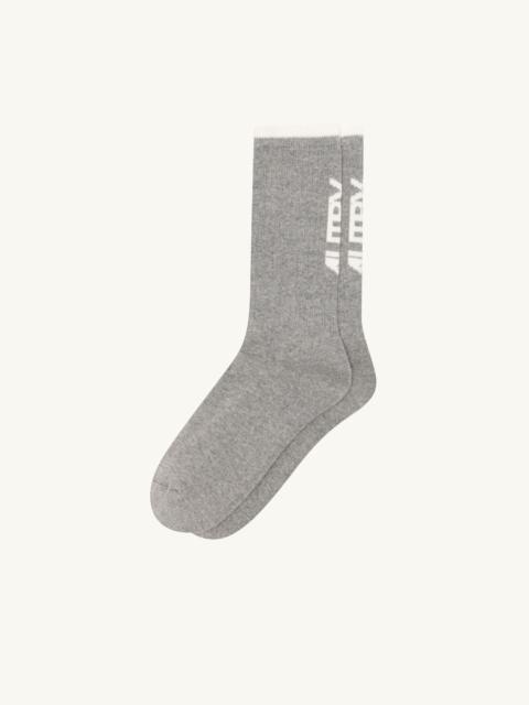 AUTRY JACQUARD SOCKS WITH LOGO UNISEX