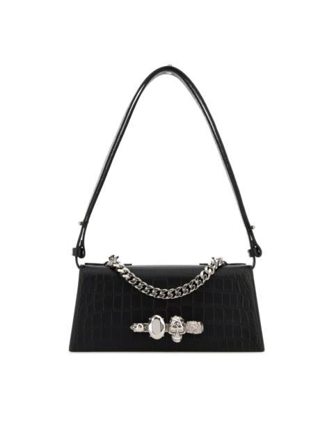 Alexander McQueen ALEXANDER MCQUEEN mini Jewelled Black Shoulder Bag New & Aut