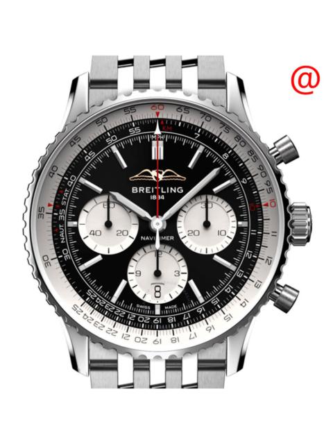 BREITLING Breitling Navitimer Chronograph Automatic Chronometer Black Dial Men's Watch AB0138211B1A1