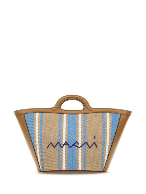 Marni Embroidered canvas Tropicalia bucket bag
