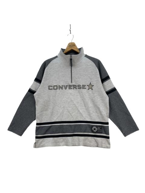 Converse Converse Half Zip Turtle Neck Big Logo Jumper #3885-134