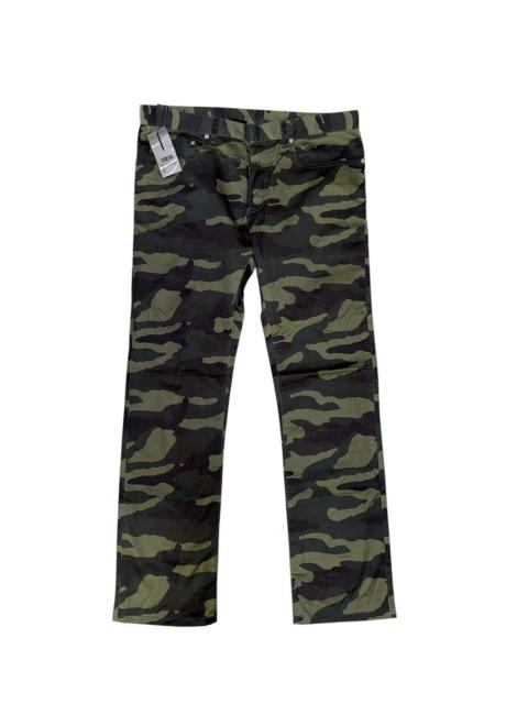 Dior DIOR HOMME KRIS VAN ASSCHE STRETCH CAMO PANTS