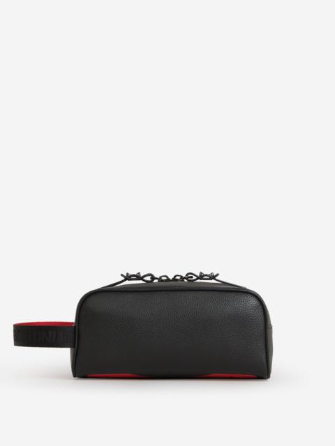 Christian Louboutin LEATHER BLASTER TOILETRY BAG