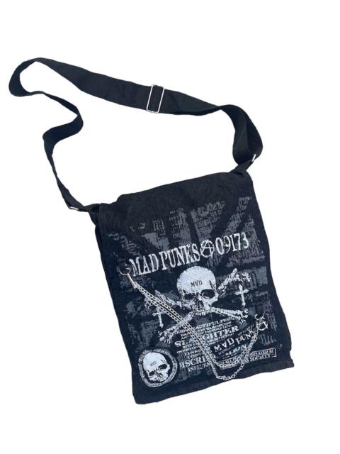 Other Designers Japanese Brand - Mad Punk japan Punker Bondage crossbody denim bag