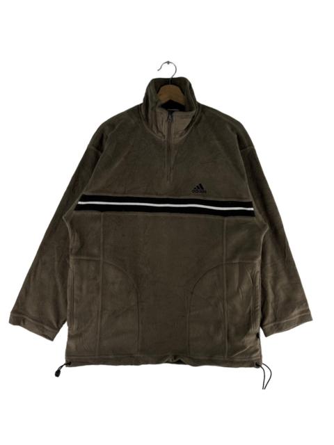 adidas VINTAGE ADIDAS FLEECE JACKET RARE DESIGN