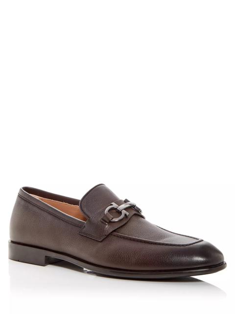 FERRAGAMO Men's Foster Leather Loafers