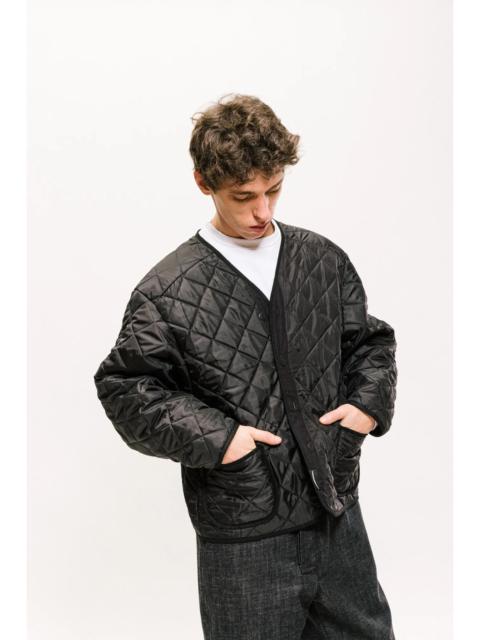 Other Designers BLACK QUILTED JACKET