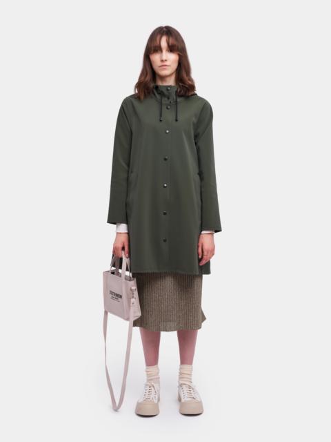 Stutterheim Mosebacke Matte Raincoat Dark Green
