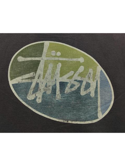 Other Designers Vintage - Vintage Stussy Big Logo Made in Usa Single stich