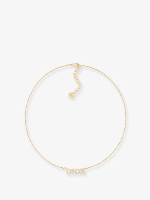 Dior Dior Diorevolution Metal Necklace With Gold Finishes