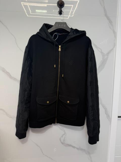 Louis Vuitton Louis Vuitton Louis Vuitton Monogram Print Zip-Up Hoodie