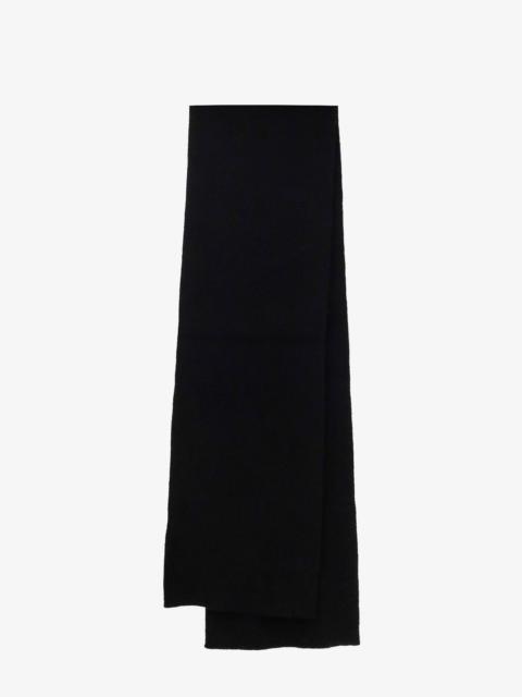 Rick Owens Rick Owens Alpaca Wool Blend Scarf Black Women